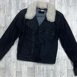 Levi’s women moto denim jacket